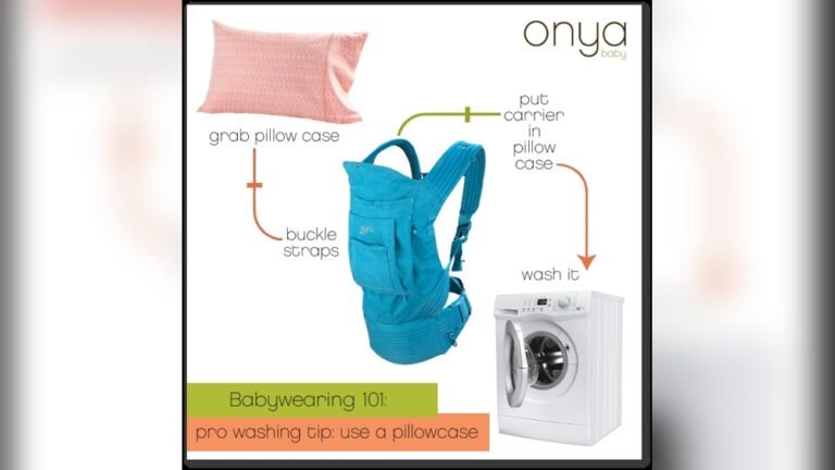 Best & Easy Way to Clean Baby Carrier